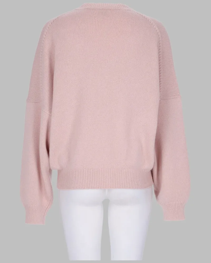 KHAITE Margaux Sweater — Pink Pink