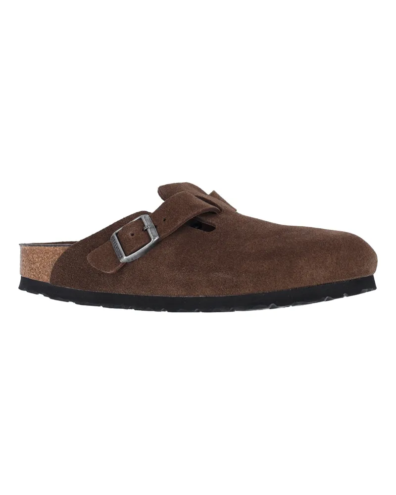 Birkenstock Unisex Sandals Brown Leather Brown