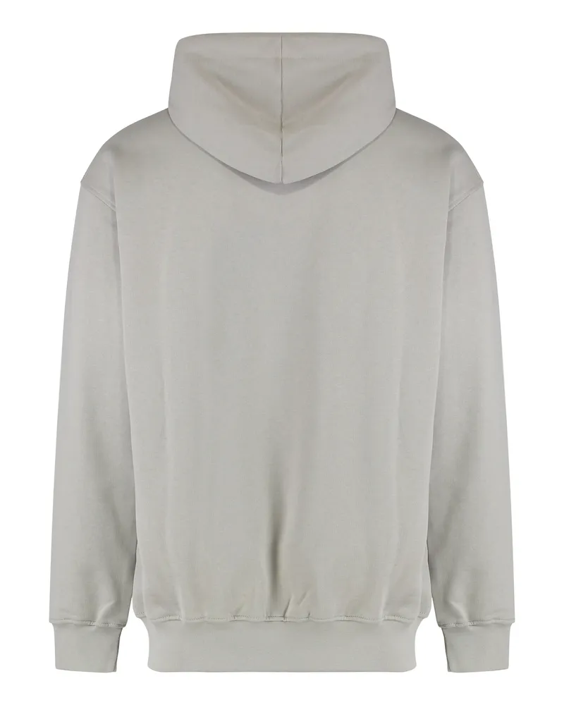 Family First Men's Hoodie Grey Cotton Jumpers Sweater Gray
