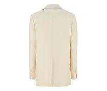 Tuxedo Blazer — White