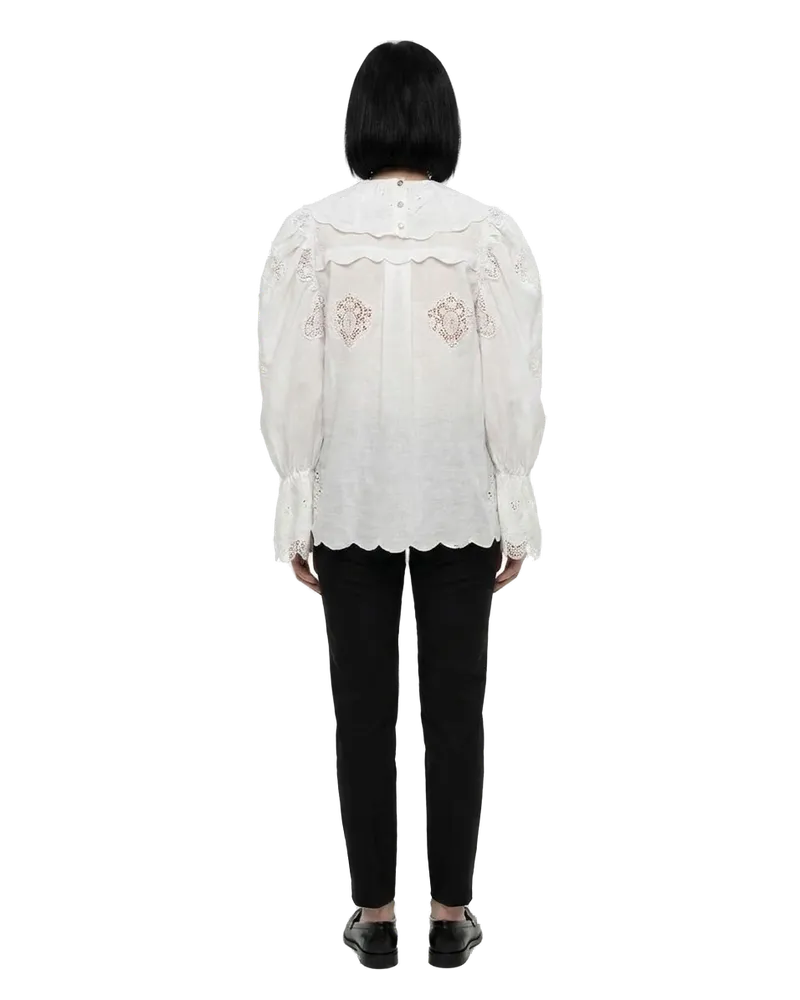 Dolce & Gabbana Women's White Cotton Blouse White