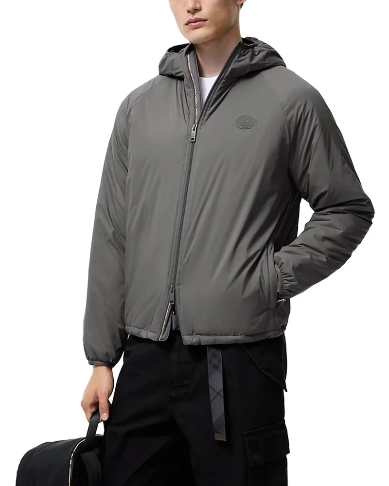 Burberry Dunwich Down Jacket — Gray Gray