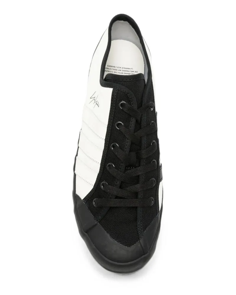 Y-3 Colour-Block Low-Profile Sneaker — White White