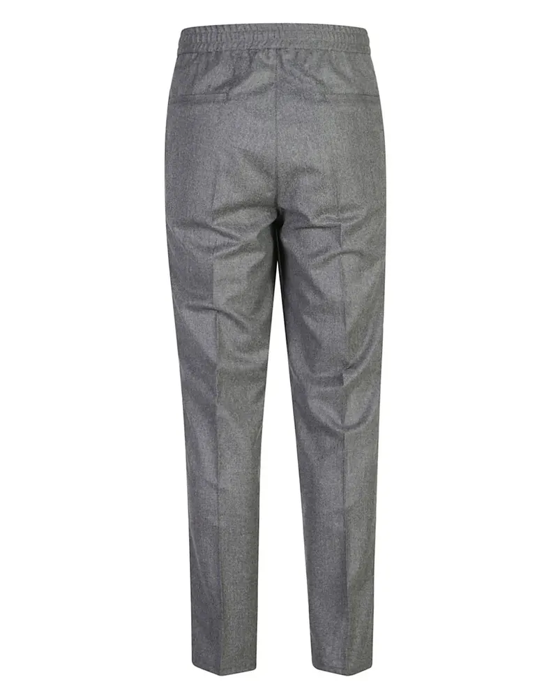 Brunello Cucinelli Women's Drawstring-Waist Trousers Aw25 M Grey