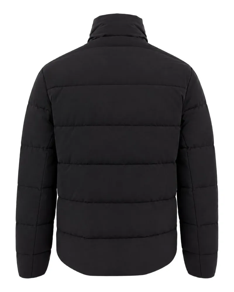 Emporio Armani Quilted Water-Repellent Down Jacket — Black Black