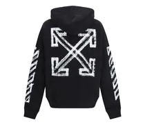 Men's Motion Arrow Hoodie Black Cotton Sweatshirts Sweater