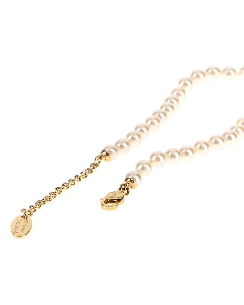 Vivienne Westwood Putti Pearl Necklace — Gold Gold