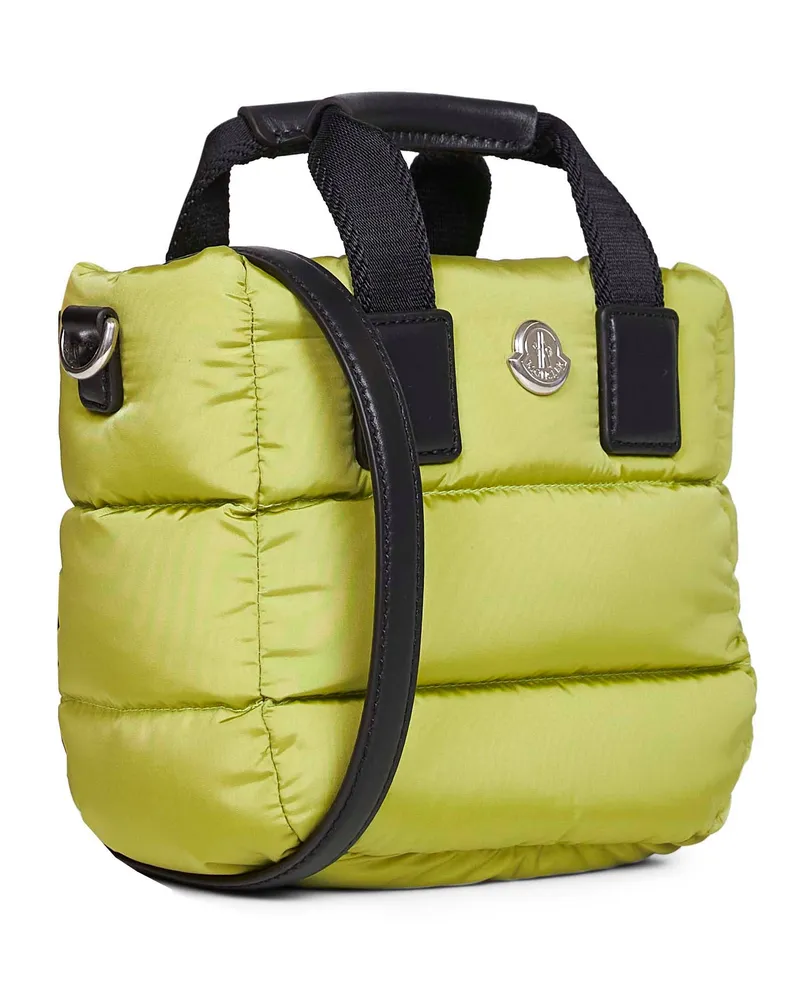 Moncler Women's Tote Bag Micro Caradoc Green Polyamide Shoulder Green