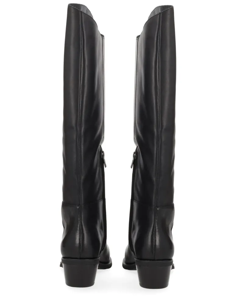 ash Harpo Boot — Black Black