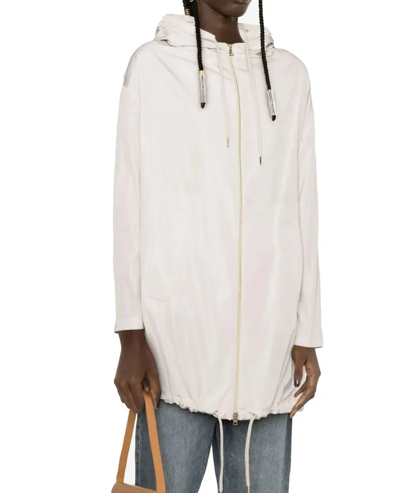 Herno Women's White Polyester Coat Clothing White