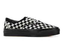 Men's Embroidered Canvas Lx Authentic Sneakers Punkcheckblackmarshmallow