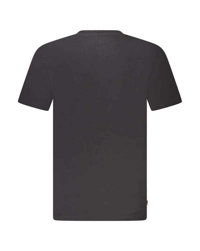 Timberland Logo-Print Organic Cotton T-Shirt — Black Black