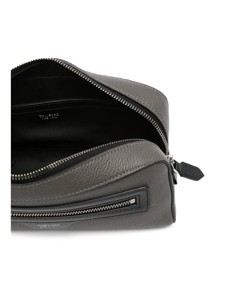Tom Ford Leather Belt Bag — Gray Gray
