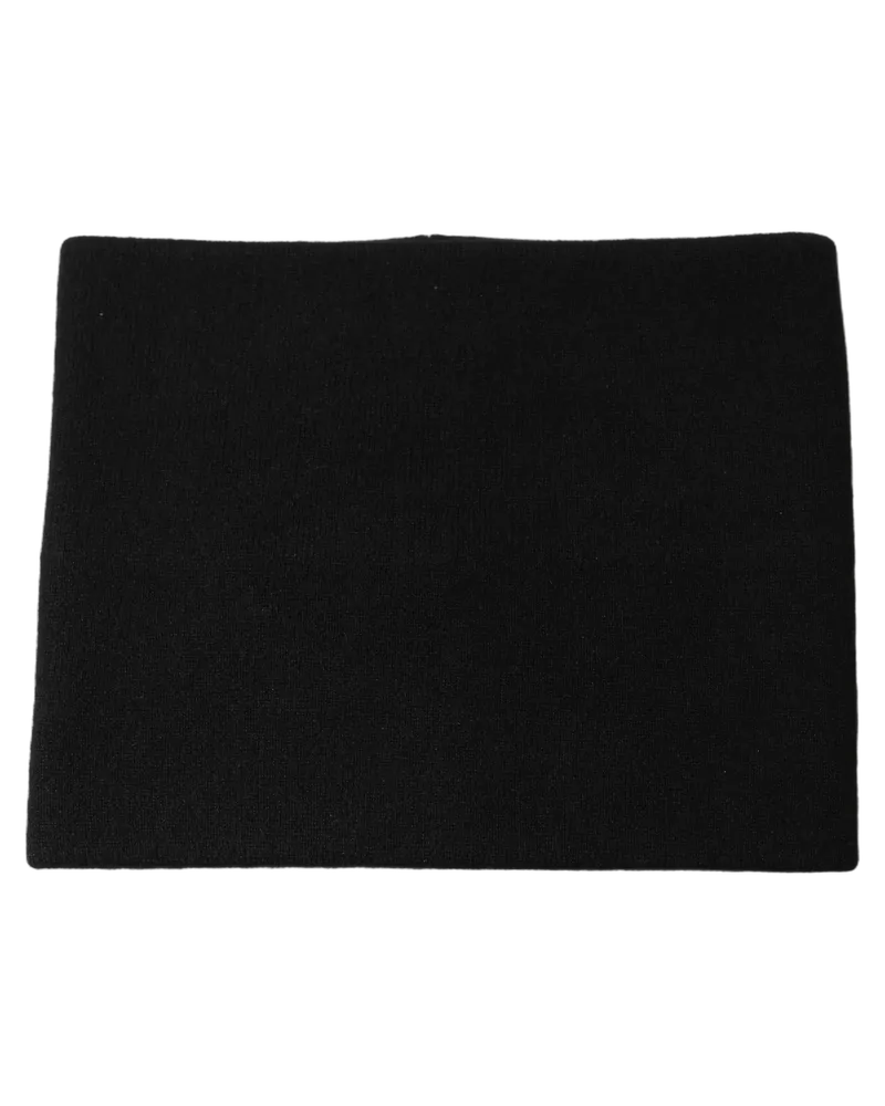 Dolce & Gabbana Cashmere Knit Scarf — Black Black