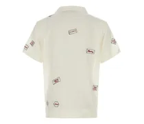 Men's On Air Shirt White Cotton Silk