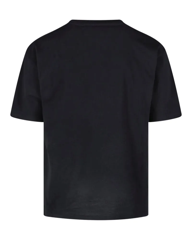 Valentino Garavani Men's T-Shirts And Polos Black Cotton Black