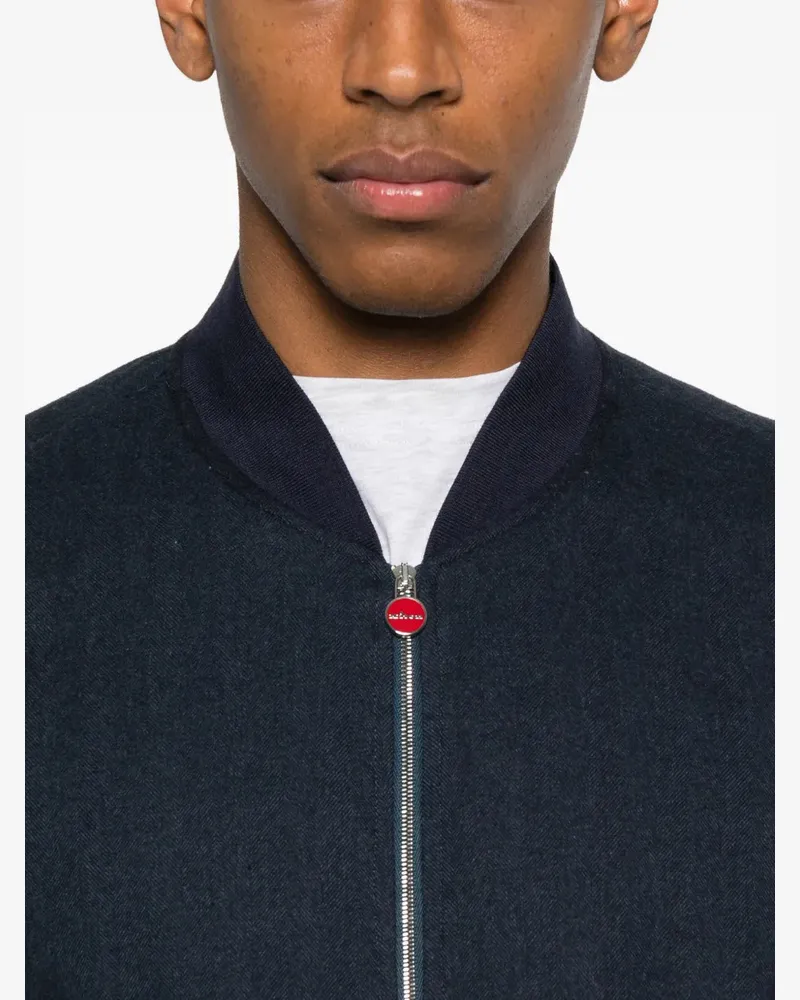 Kiton Women's Zip-Fastening Jacket Aw25 M Dark