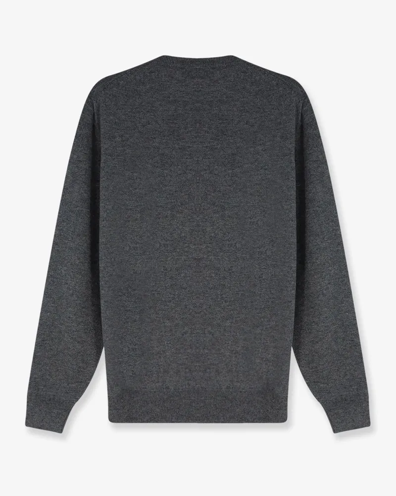 Brunello Cucinelli Men's Cashmere Sweater Grey Gray