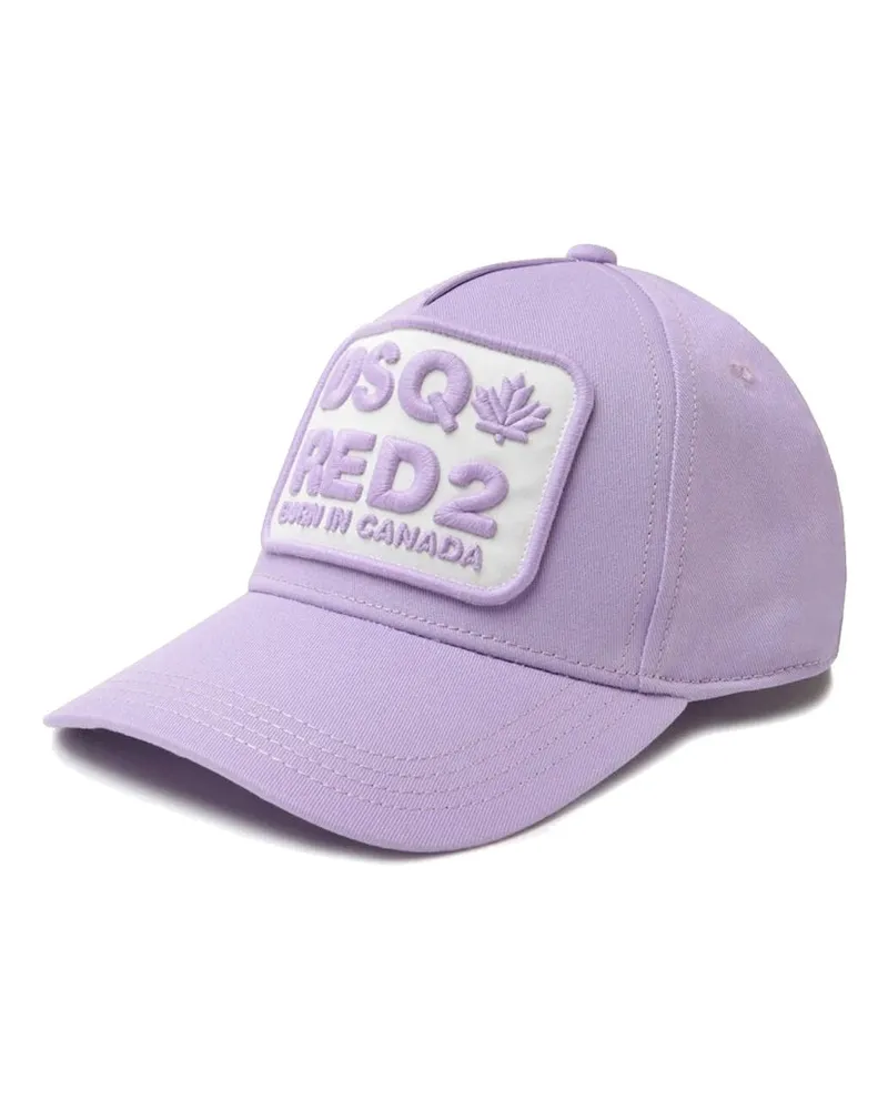 Dsquared2 DQ0902K_D00YTDQ633 Cotton Beanie — Purple Purple