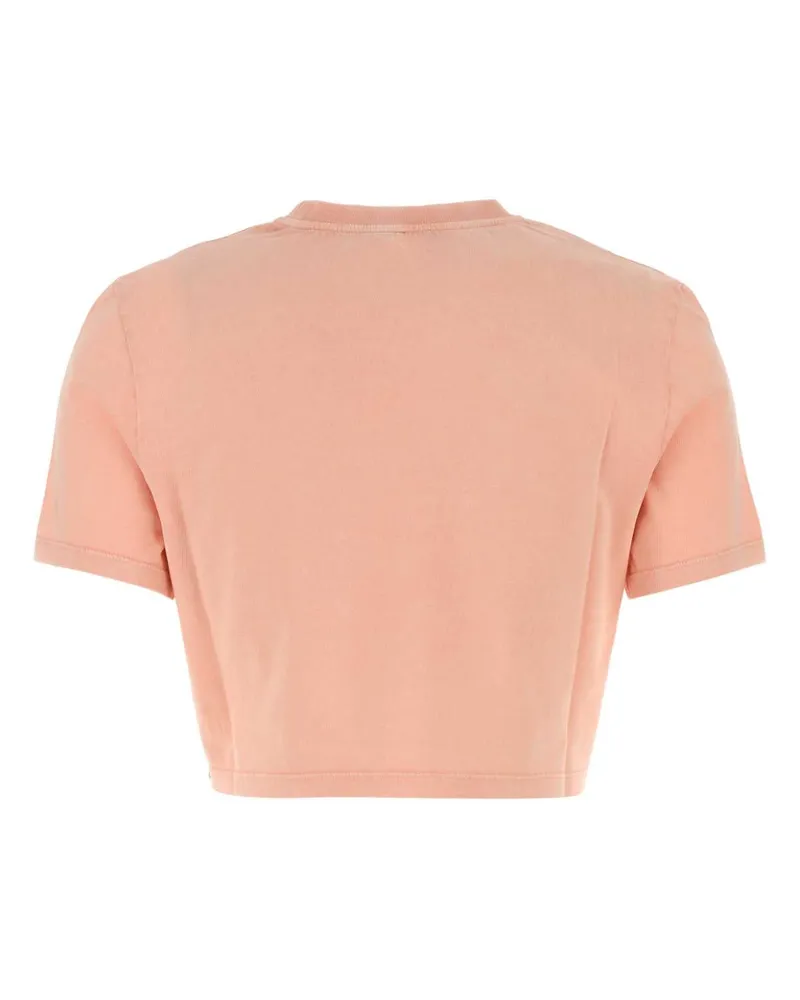 Fendi Women's Pink Cotton T-Shirt Strawberry Exterior Pink