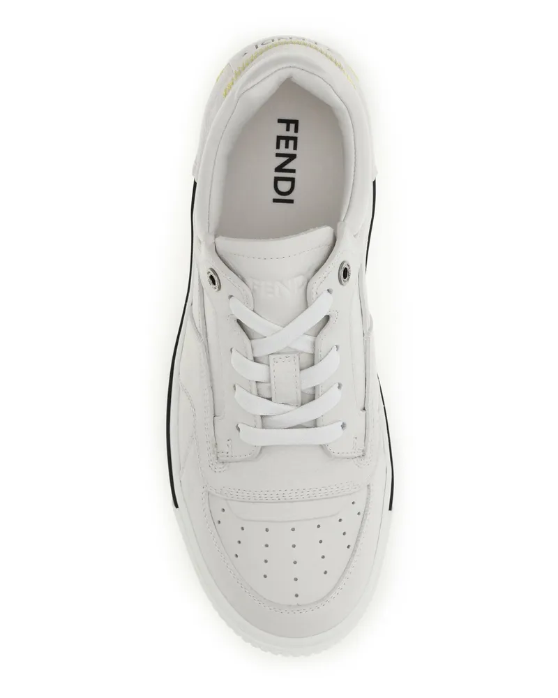 Fendi Fender Sneakers — White White