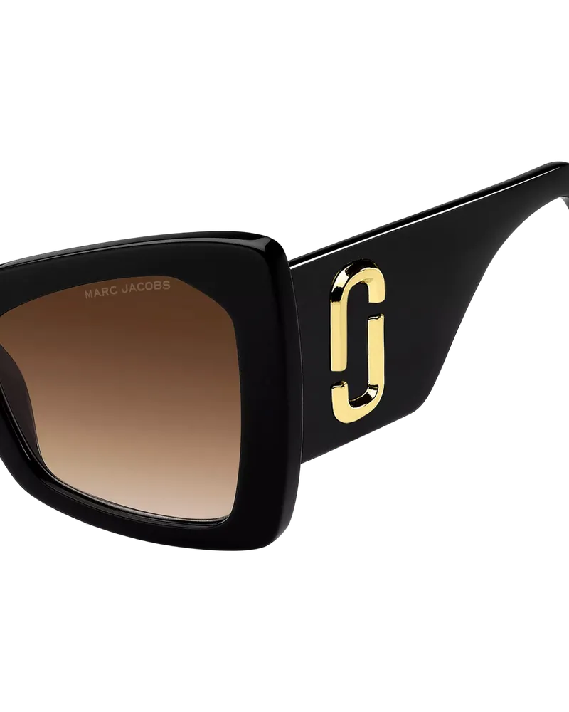 Marc Jacobs Women's 761s Logo Sunglasses Black Accessories Black
