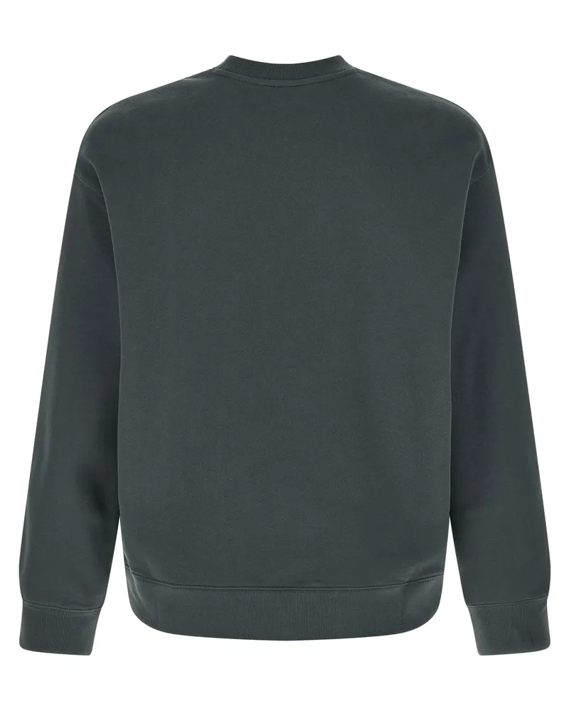 Kitsuné Men's Blue Organic Cotton Sweatshirt Clothing Gray