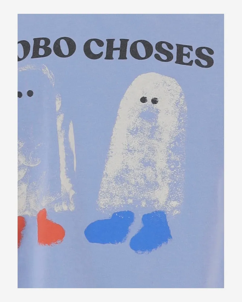 BOBO CHOSES Organic Cotton T-Shirt — Blue Blue