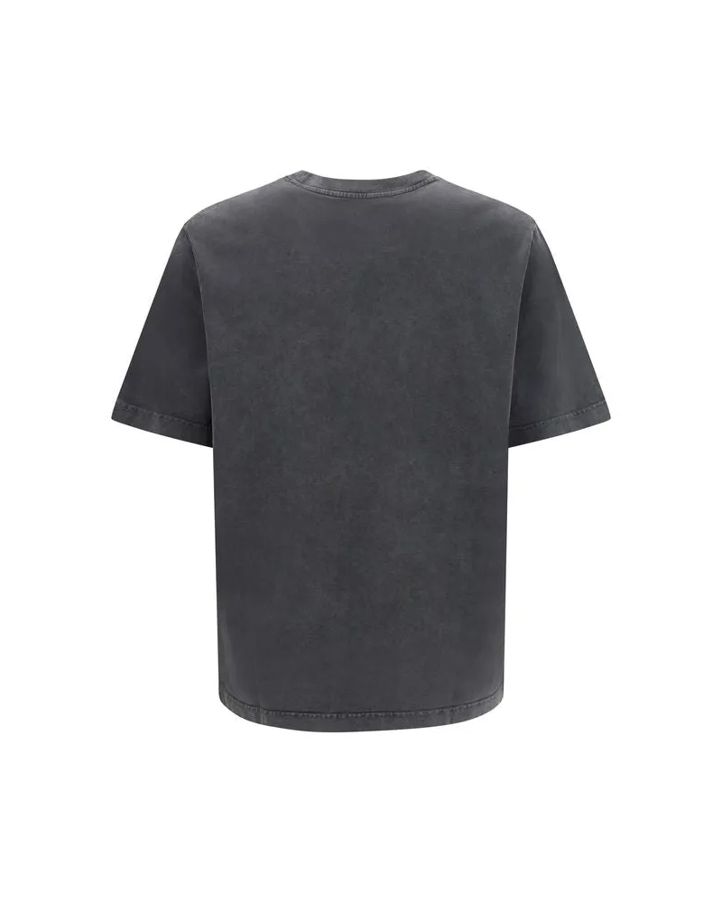 Kitsuné Men's Gray Cotton T-Shirt Gray
