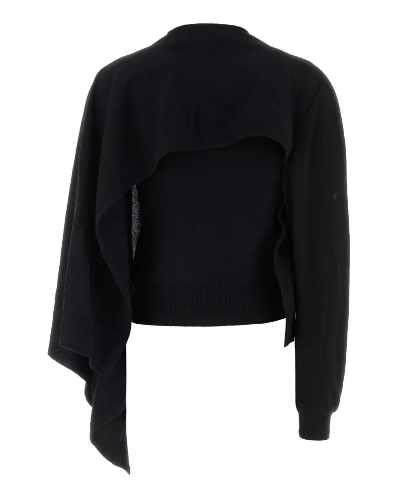 Jil Sander J01gp0129j14827 001 Black Lana Vergine Maglie Sweater Black