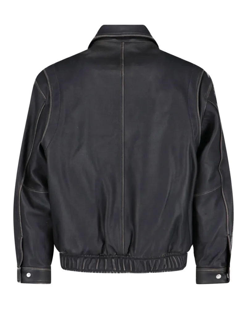 Dunst Unisex Jackets Black Lamb Leather Black