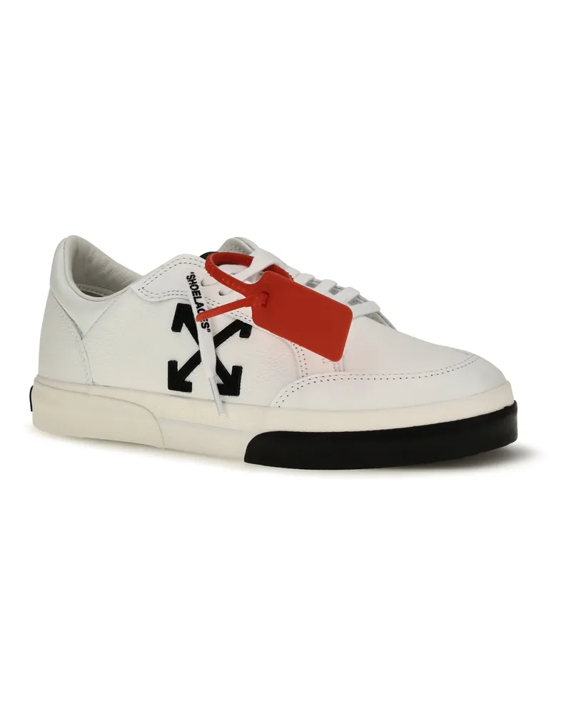 OFF-WHITE Vulcanized Low Sneaker — White White
