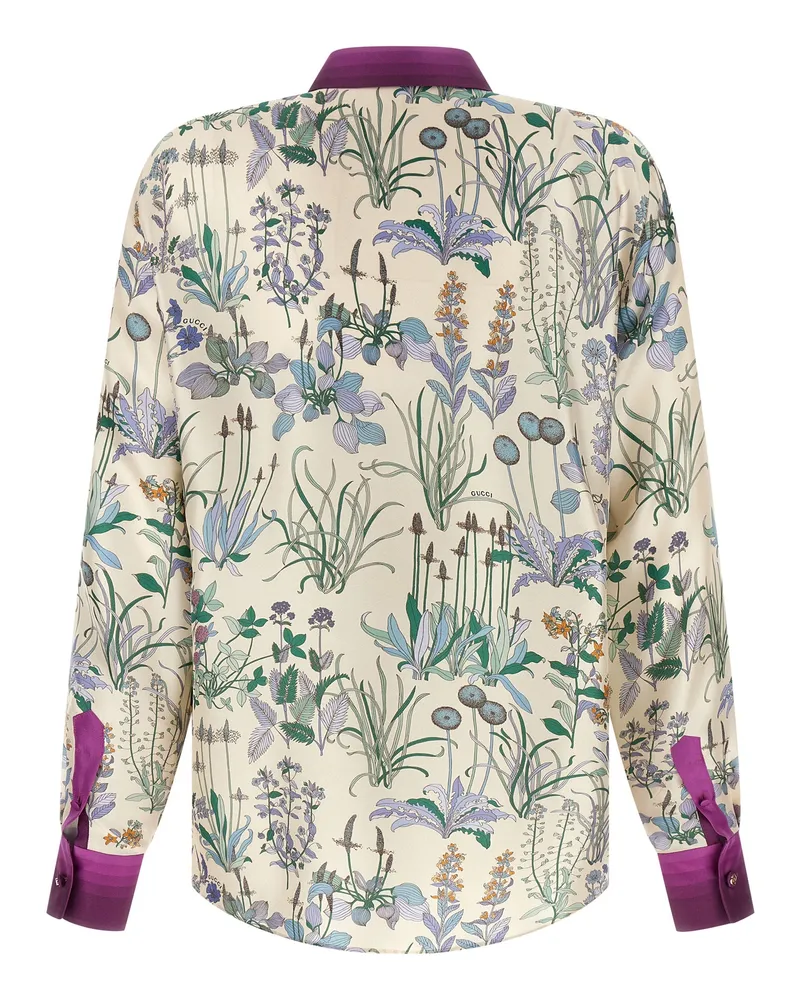 Gucci Women's Multicolor Silk Blouse Multicolor