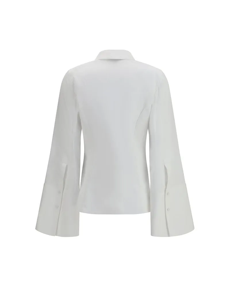 Gabriela Hearst Women's White Cotton Dress Shirt White