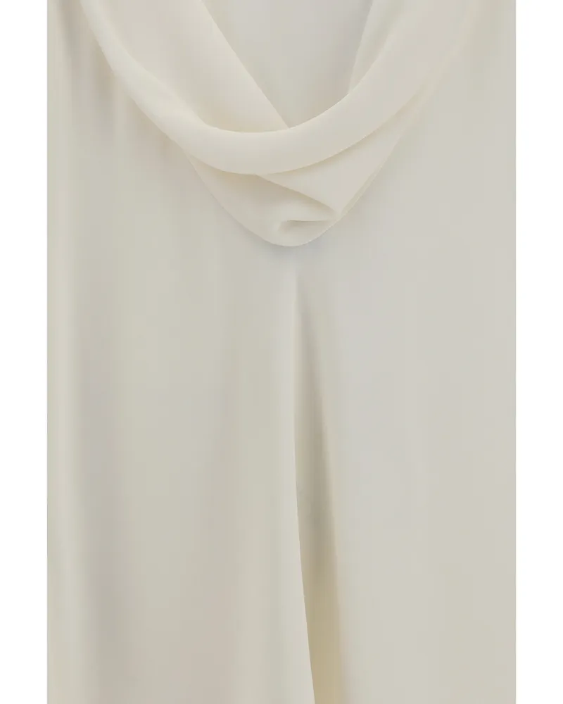 Brunello Cucinelli Women Top Silk Crêpe Sablé Natural Tops White