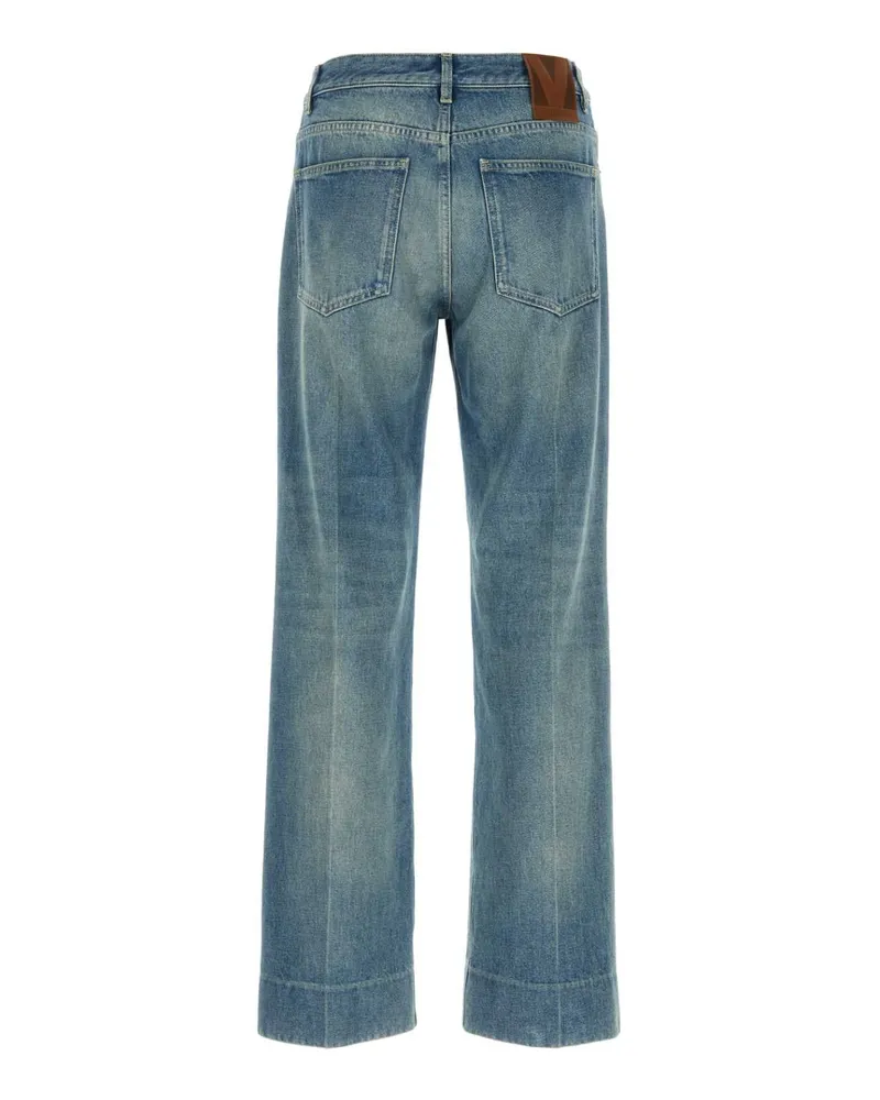 Valentino Garavani Men's Denim Jeans Mediumbluedenim Exterior: Cotton Blue