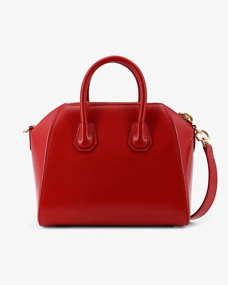 Givenchy Women's Crossbody Bag Antigona Mini Leather Red Shoulder Red