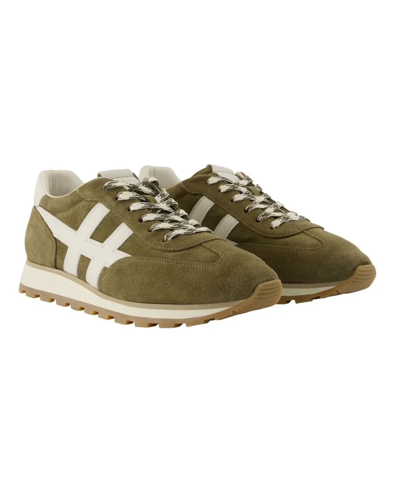 Hogan Men's H701 Sneakers -  Leather Multicolor Calfskin Shoes Multicolor
