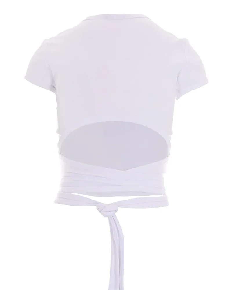 Diesel Women T-Shirt T Bunny S1 White Cotton T-Shirts & Jerseys White