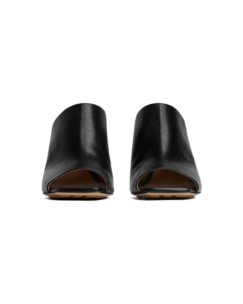 Bottega Veneta Women's Black Lamb Leather Mules Black
