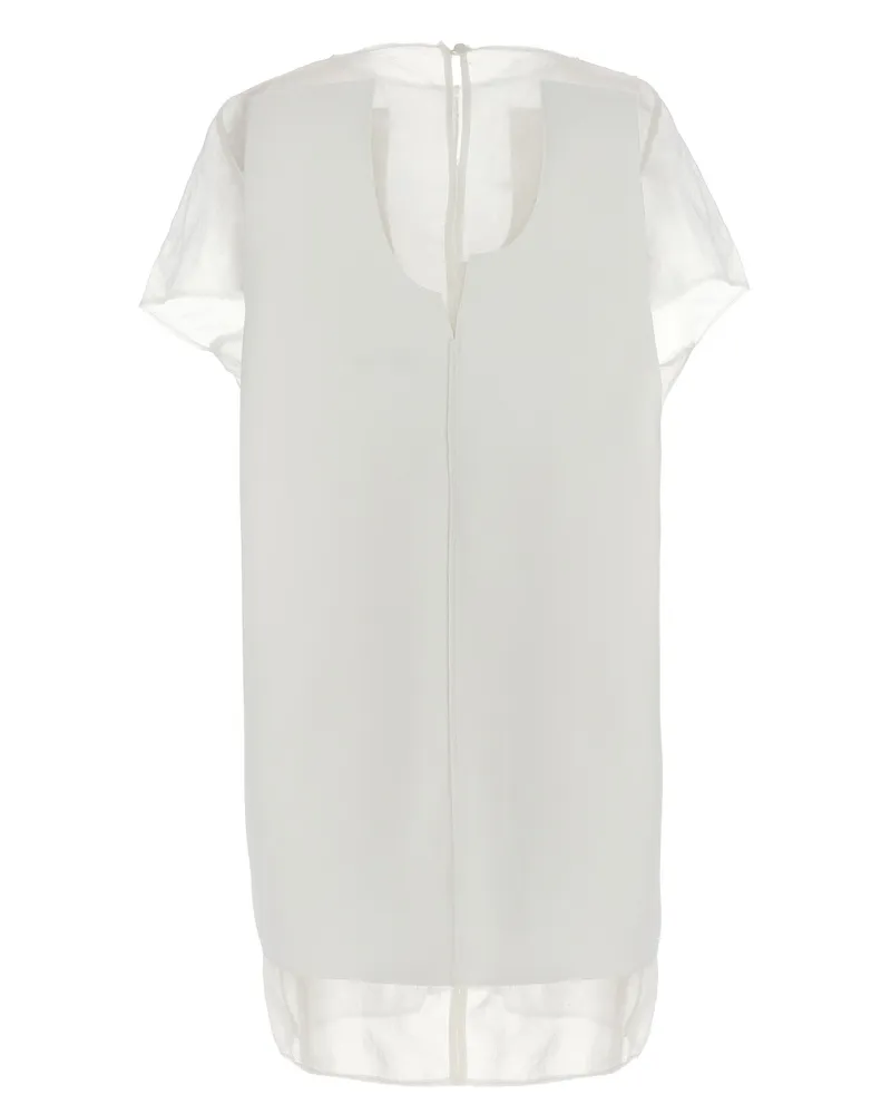 KHAITE Women's White Polyester Short Dress White