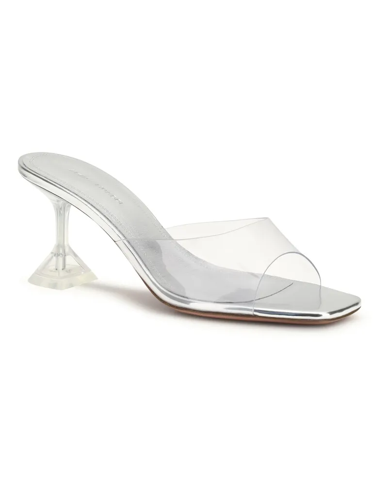 Amina Muaddi Women's Lupita Glass Sandals Transparent Clear