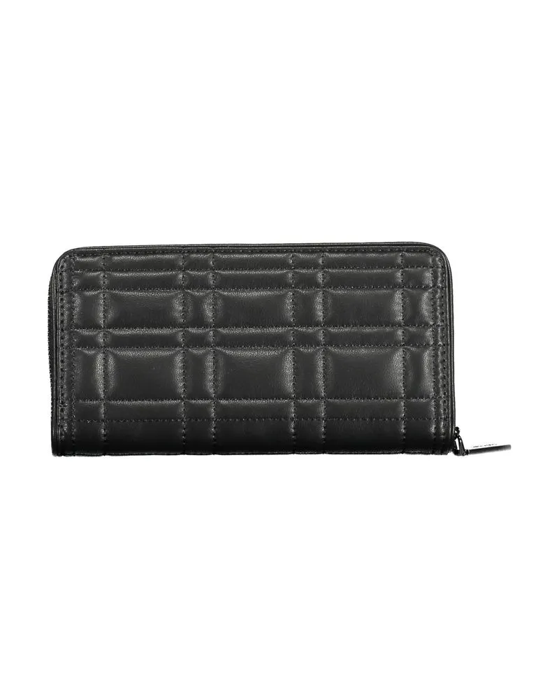 Calvin Klein Quilted Polyurethane Wallet — Black Black