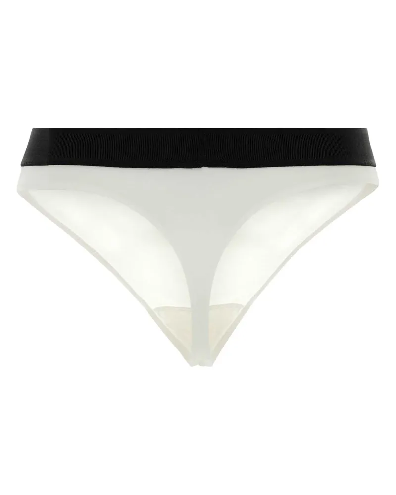 Tom Ford White Exterior: Modal Elastane Intimo Underwear White