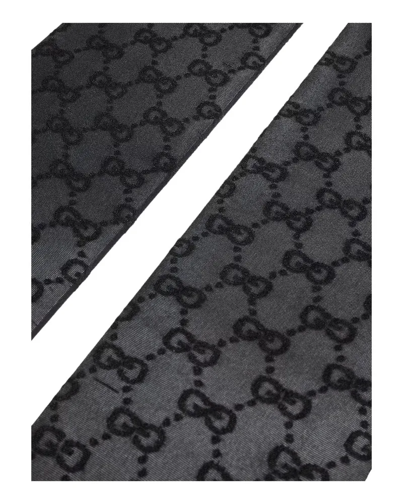 Gucci GG Motif All-Over Print Tights — Black Black