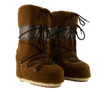 Women's Icon Fleece Boot Brown Synthetic