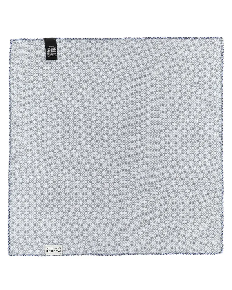 Pal Zileri Men's Blue Polyester Pocket Square Accessory Blue