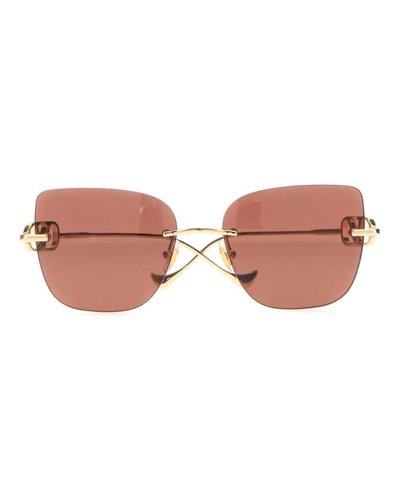 Valentino Garavani Women's Sunglass Gold Metal Sunglasses Gold