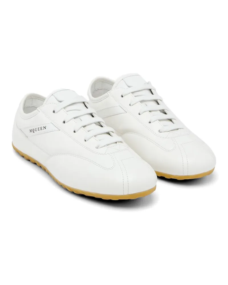 Alexander McQueen Women's Sneakers Boxer White Calfskin Trainers White