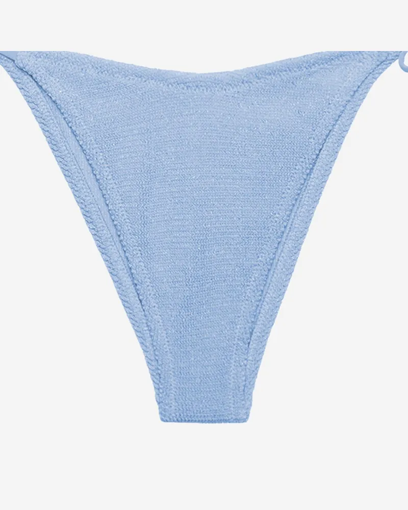 MC2 Saint Barth Women's Bikini Brief Light Blue Polyamide Swimwear Sea Clothing Blue